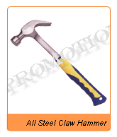 All Steel Claw Hammer with Double Colors TPR Handle